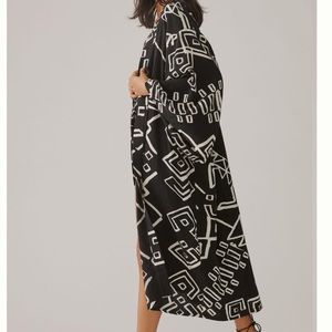 Anthropologie Graphic Kimono, One Size